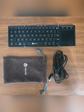 iClever Foldable Travel Bluetooth Keyboard With Touchpad (BK08)
